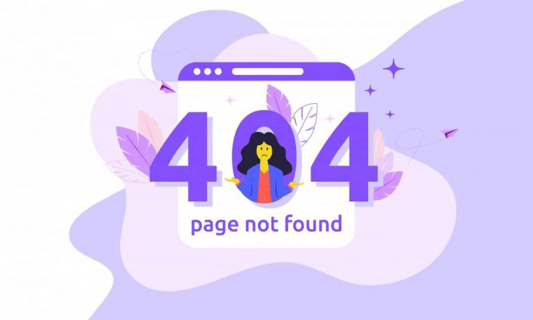 صفحات 404 در سئو تکنیکال